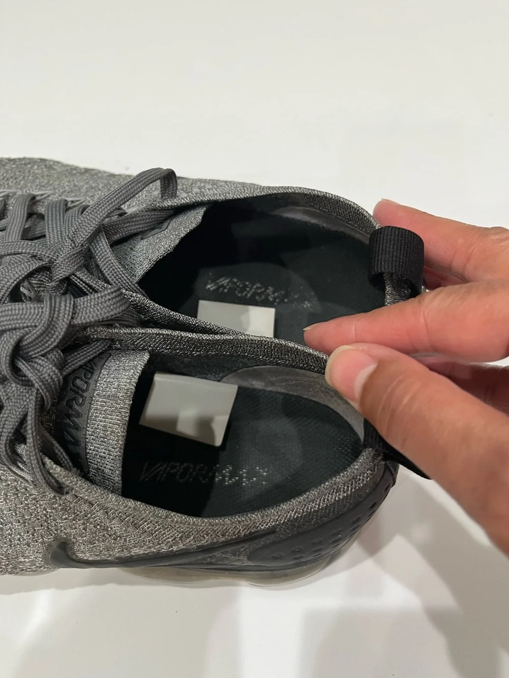 Nike VaporMax Flyknit Charcoal/Black Sneaker‎ Sz. 11